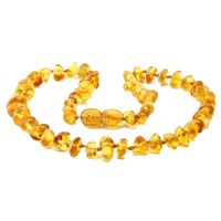 Honey Baltic Amber Teething Necklace - Nuggets